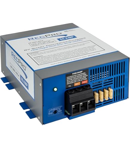 Amazon.com: PowerMax 60 Amp RV Converter | 12V Smart Battery